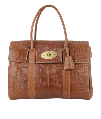 Croc-Embossed Bayswater, front view